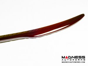 FIAT 500 Front Spoiler - Carbon Fiber - Red Candy